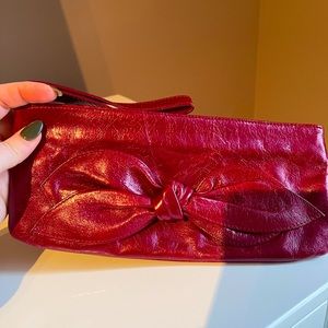 Hobo Wristlet- Ruby Red